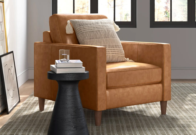 Leather Accent Chairs